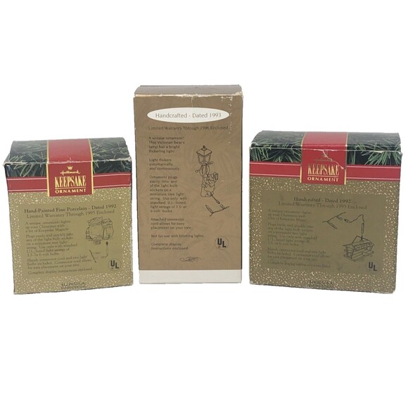 Hallmark Keepsake Magic Light Ornaments Feathered Friends Watch Owl Lamplighter - Picture 15 of 15